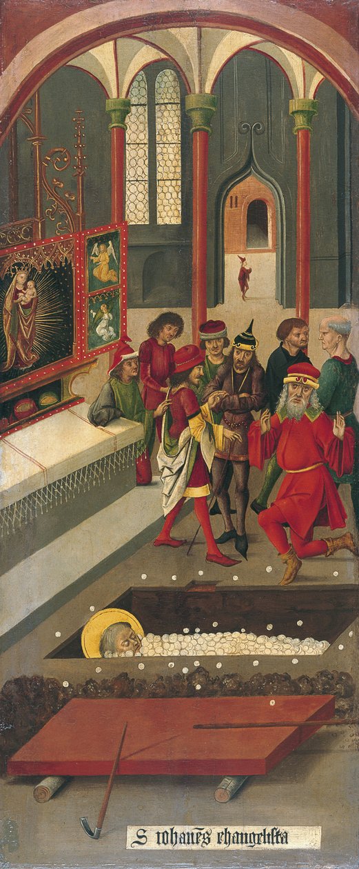 Cud Hostii przy grobie św. Jana, 1478 autorstwa Gabriel Mälesskircher