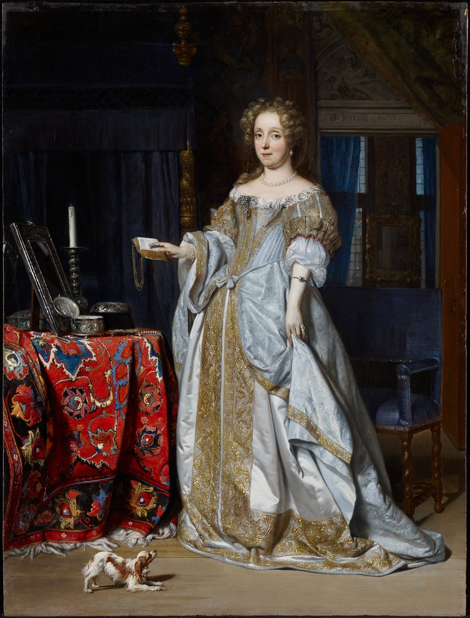 Portret Lucii Wijbrants autorstwa Gabriel Metsu