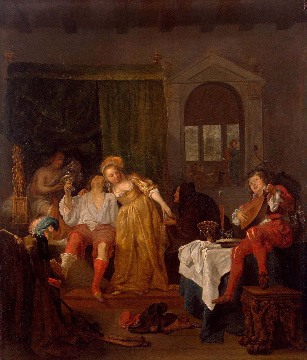 Przypowieść o synu marnotrawnym, lata czterdzieste XVII wieku. autorstwa Gabriel Metsu