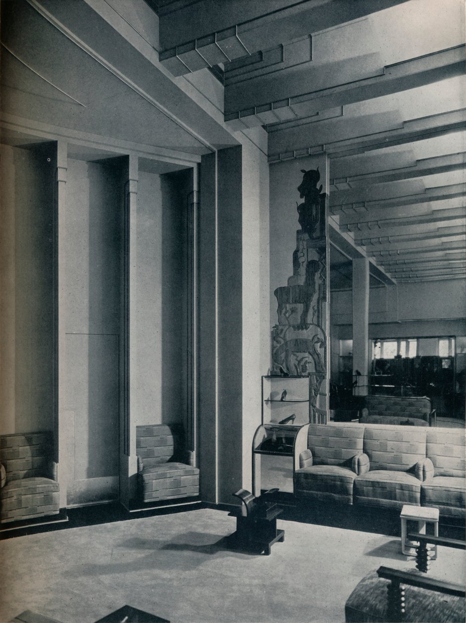 Róg salonu obuwniczego, Roos Bros., San Francisco., 1930 autorstwa Gabriel Moulin