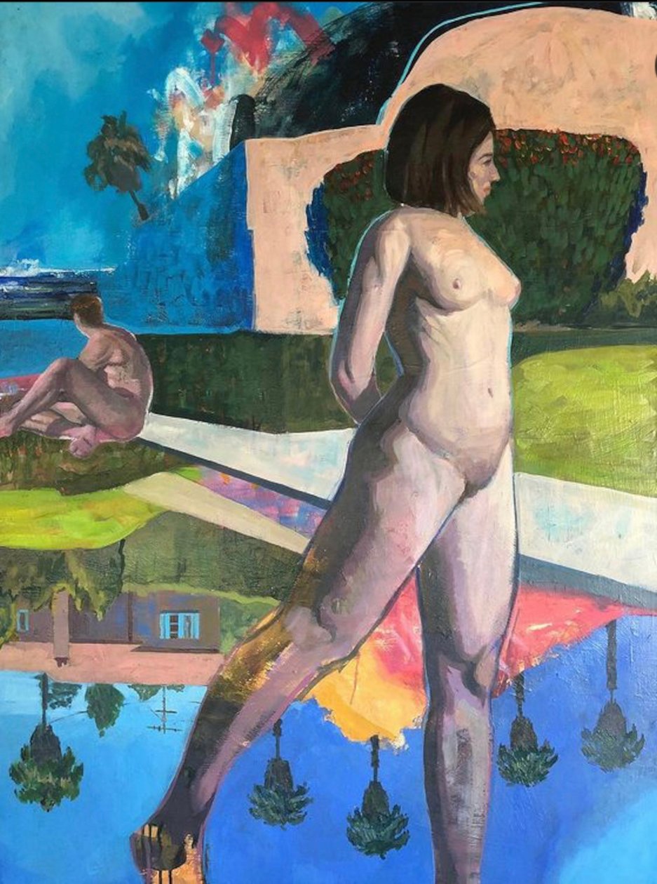 "The Oceans Between Us", 2021 (olej na płótnie) autorstwa Gabriel Palma