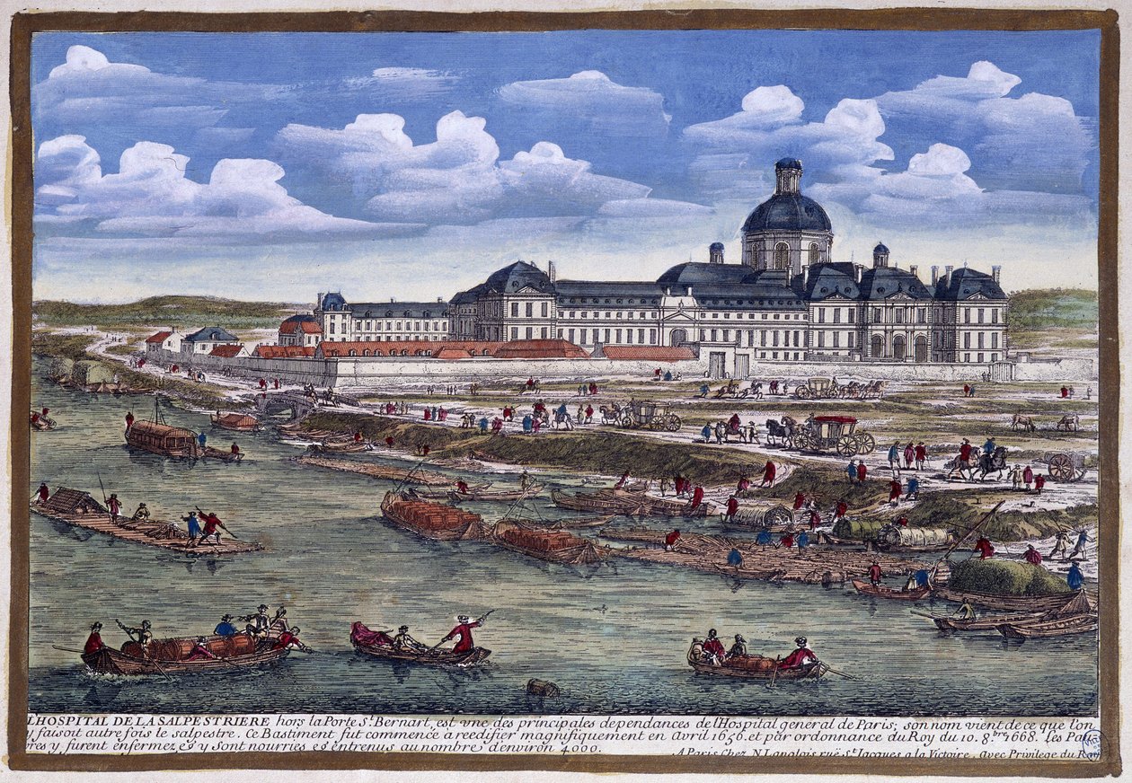 Szpital Salpetriere autorstwa Gabriel Perelle