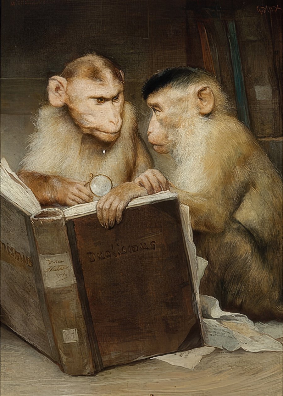 Uczeni autorstwa Gabriel von Max