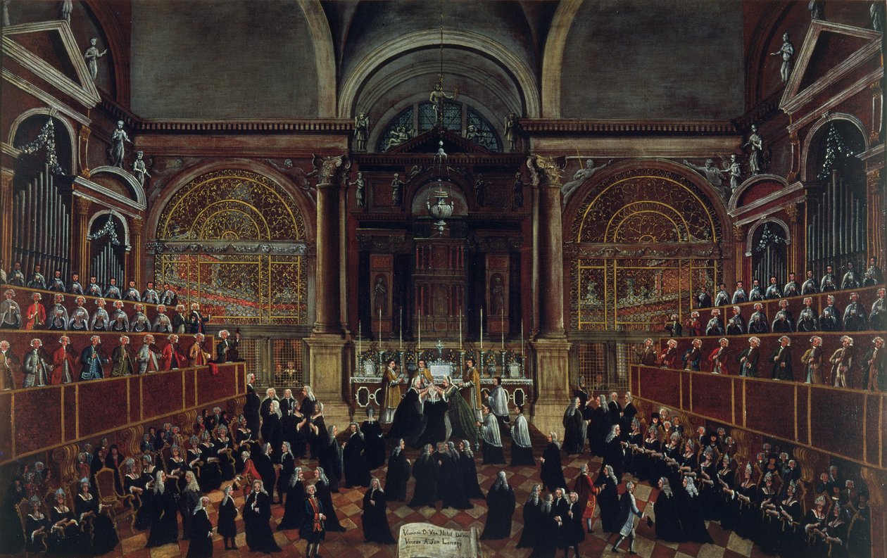Inwestytura monarchy w San Lorenzo autorstwa Gabriele Bella