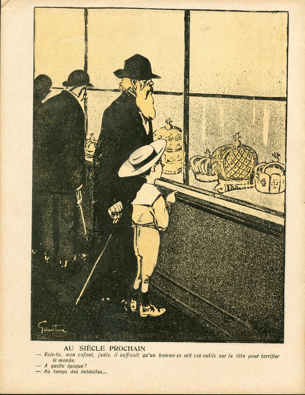Talerz Masłowy”, nr 287, Satyryczny w Kolorach autorstwa Gabriele  Galantara