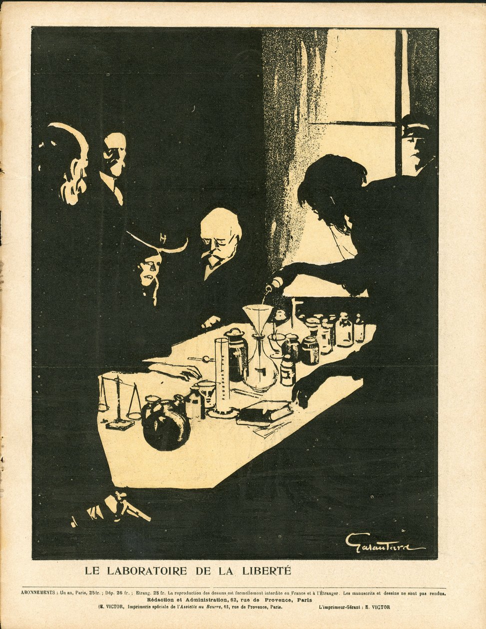 Talerz Masłowy”, nr 287, Satyryczny w Kolorach autorstwa Gabriele Galantara
