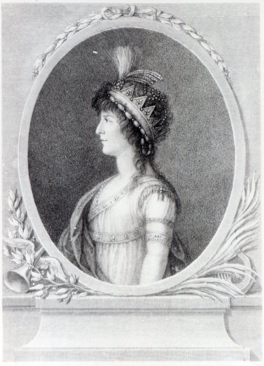 Angelica Catalani, grawerowana przez Francesco Bartolozziego, 1802 autorstwa Gaetano Basteris