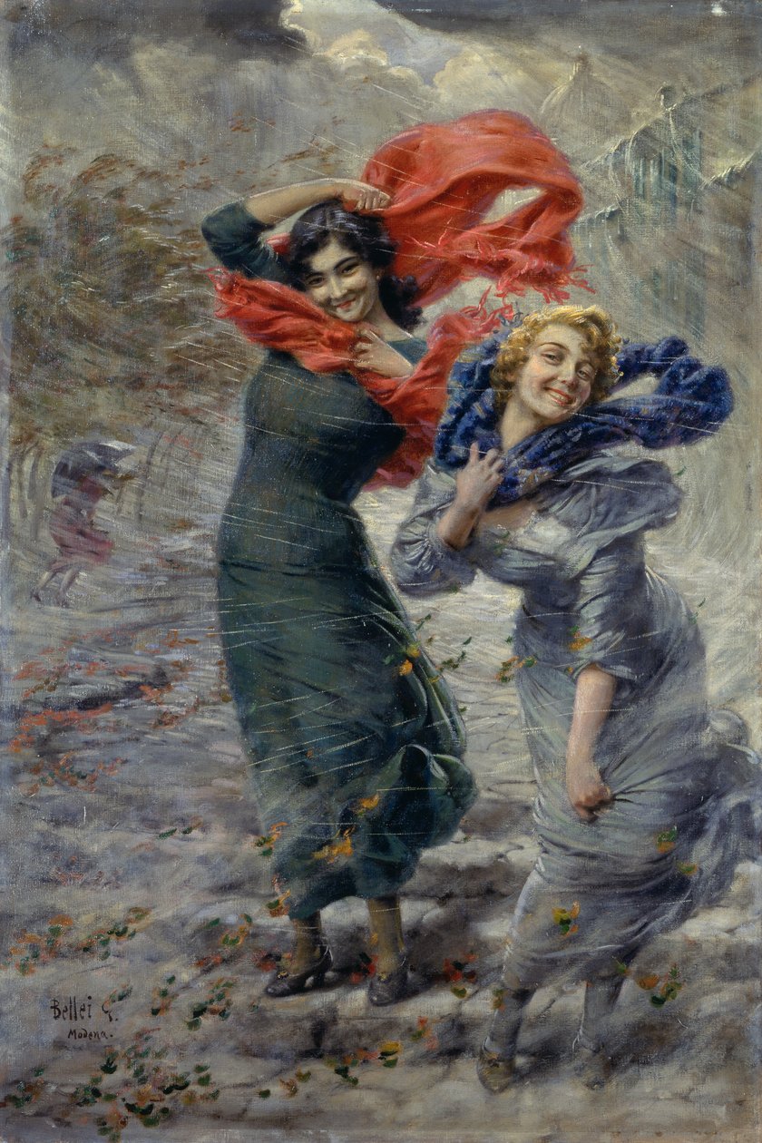 Podmuch wiatru autorstwa Gaetano Bellei