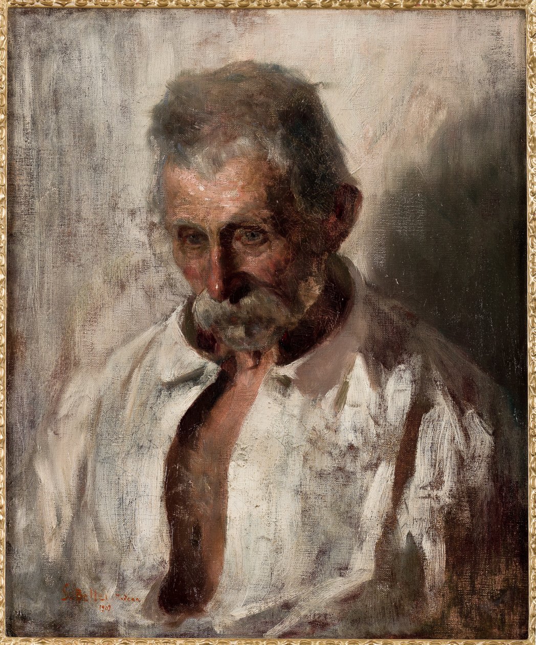 Portret starca autorstwa Gaetano Bellei