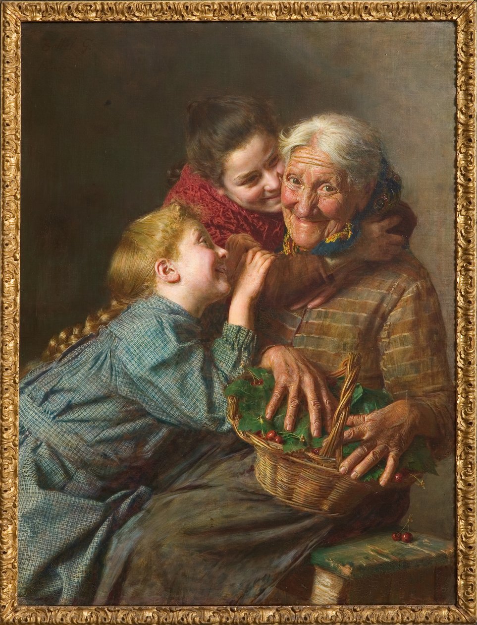Powitalny gość 1882 (olej na płótnie) autorstwa Gaetano Bellei