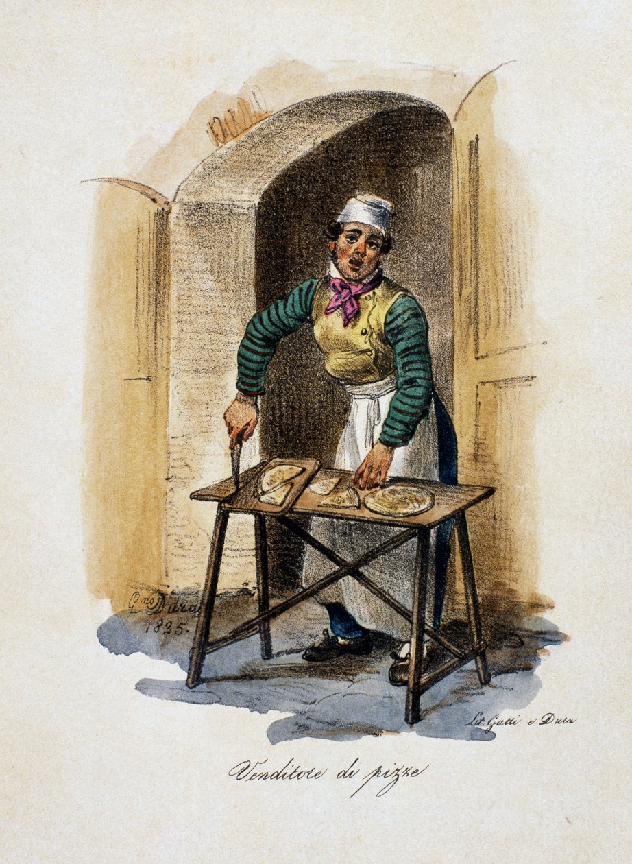 Sprzedawca pizzy autorstwa Gaetano Dura