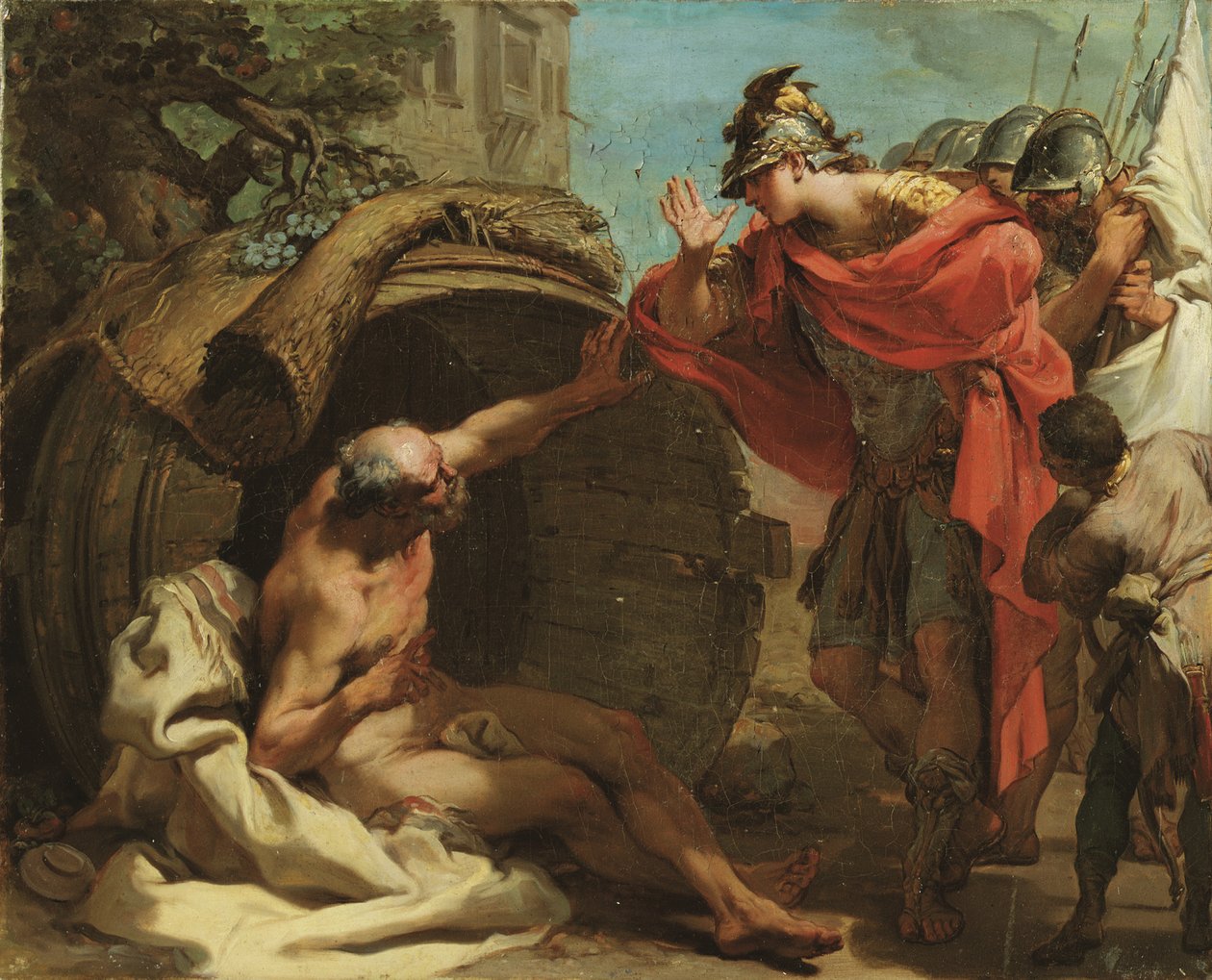Alexandre e Diógenespolo autorstwa Gaetano Gandolfi