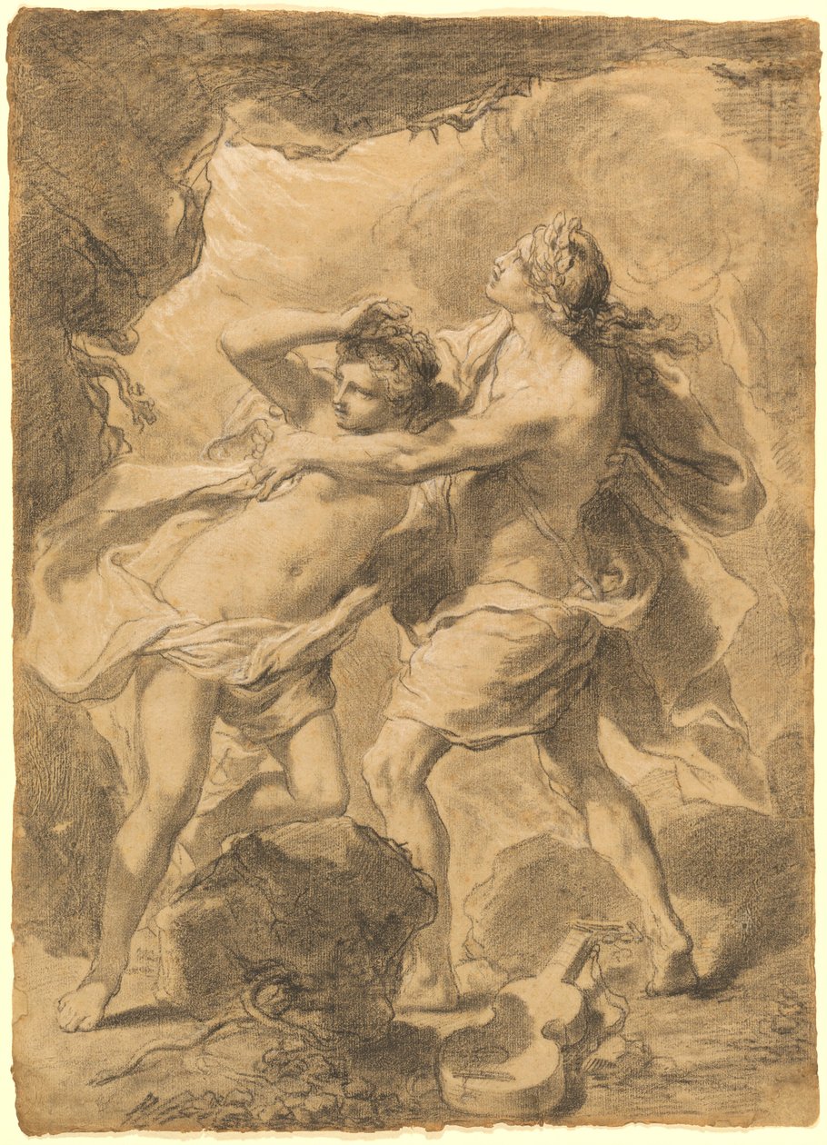 Orfeusz i Eurydyka autorstwa Gaetano Gandolfi