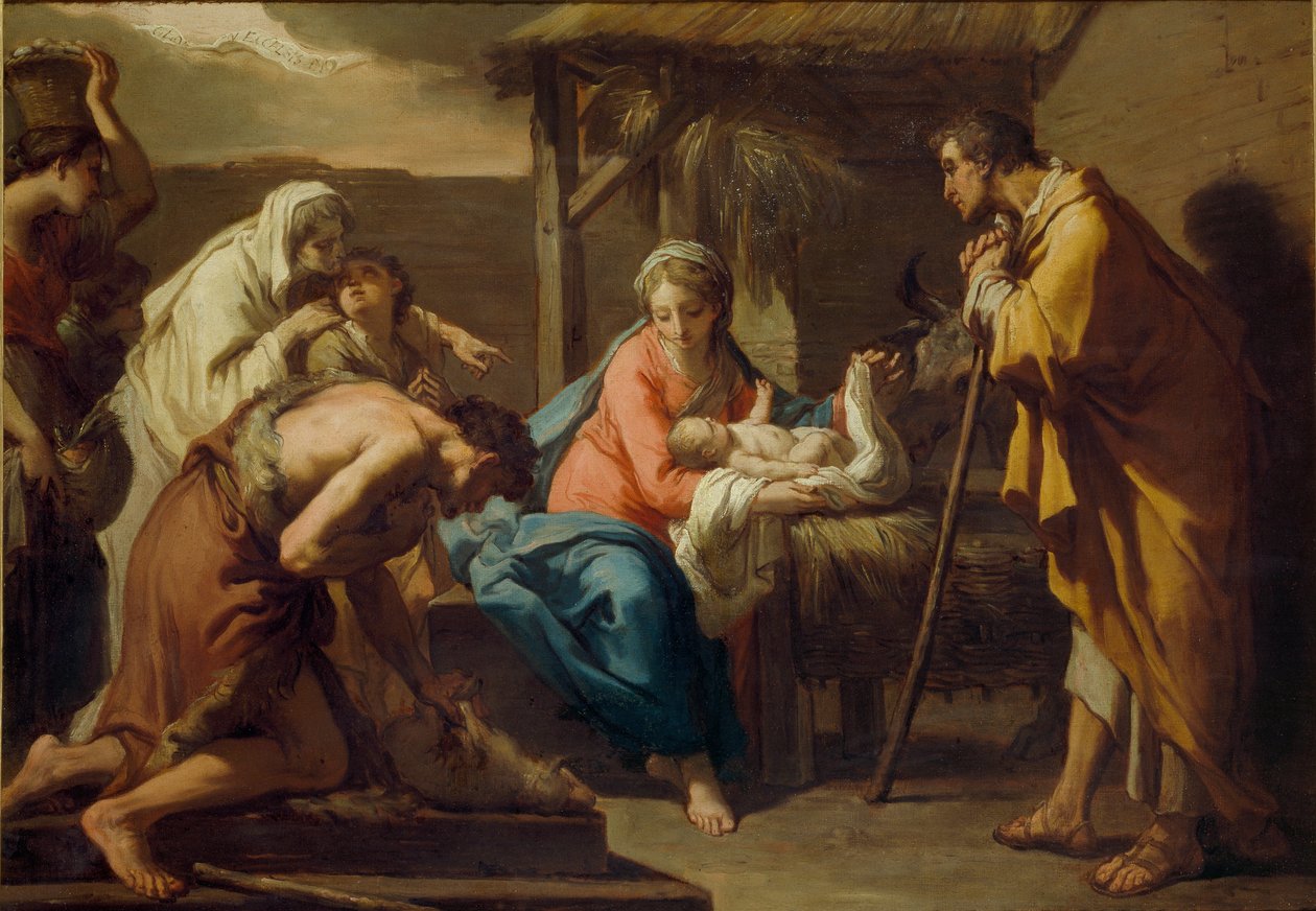 Adoracja pasterzy, po 1798 autorstwa Gaetano Gandolfi