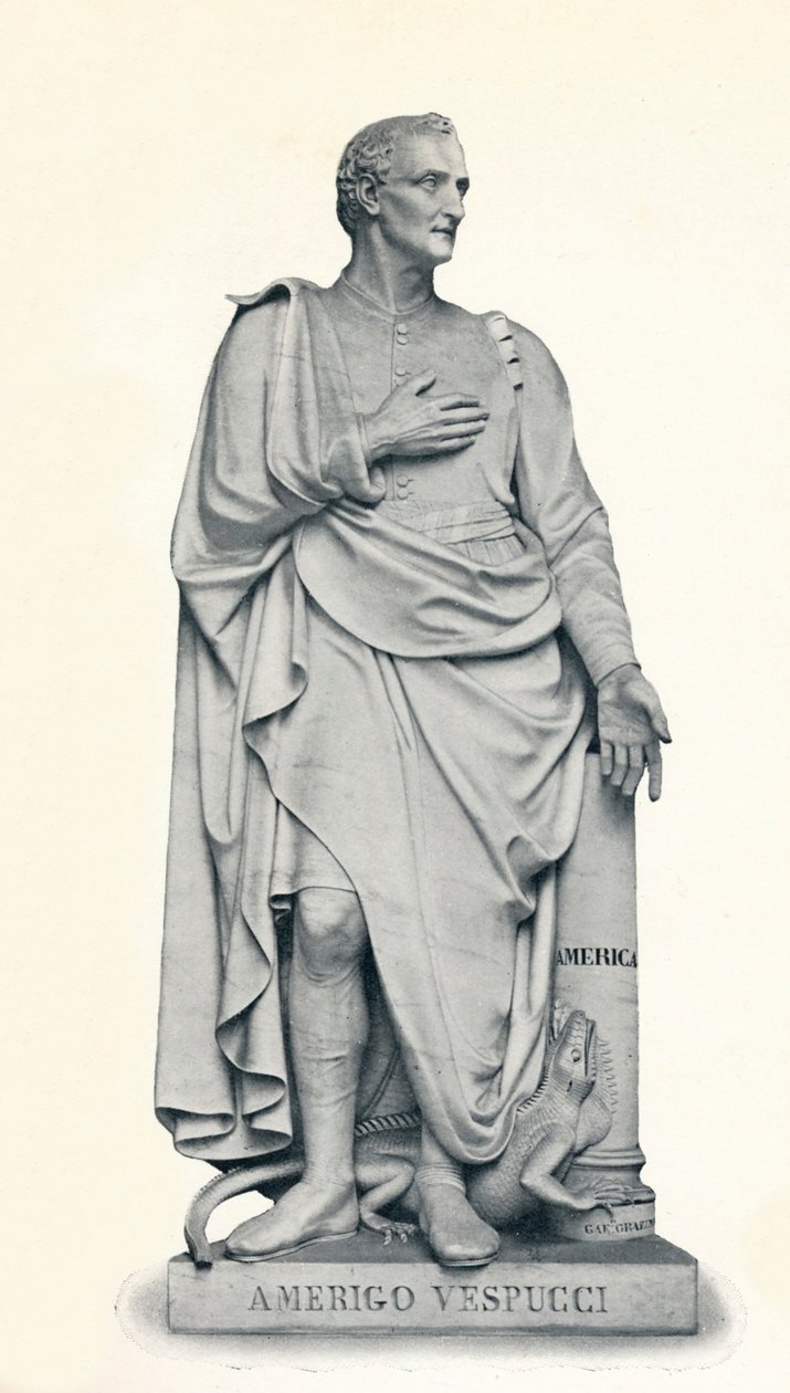 Amerigo Vespucci, 1454-1512, 1912 autorstwa Gaetano Grazzini