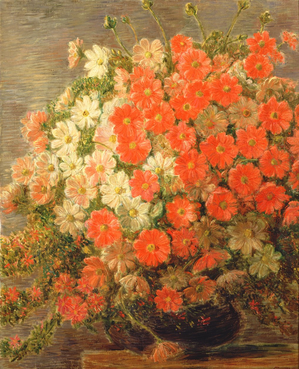 Dalie autorstwa Gaetano Previati