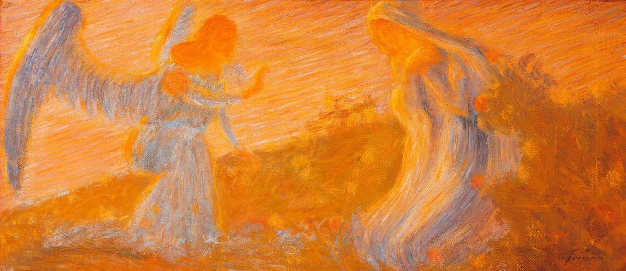 Zwiastowanie autorstwa Gaetano Previati