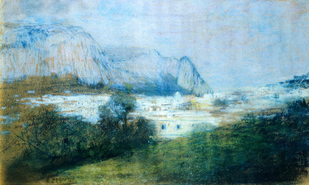 Krajobraz autorstwa Gaetano Previati
