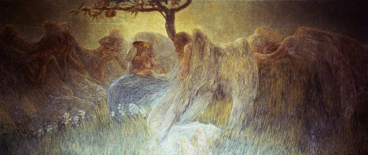 Macierzyństwo autorstwa Gaetano Previati