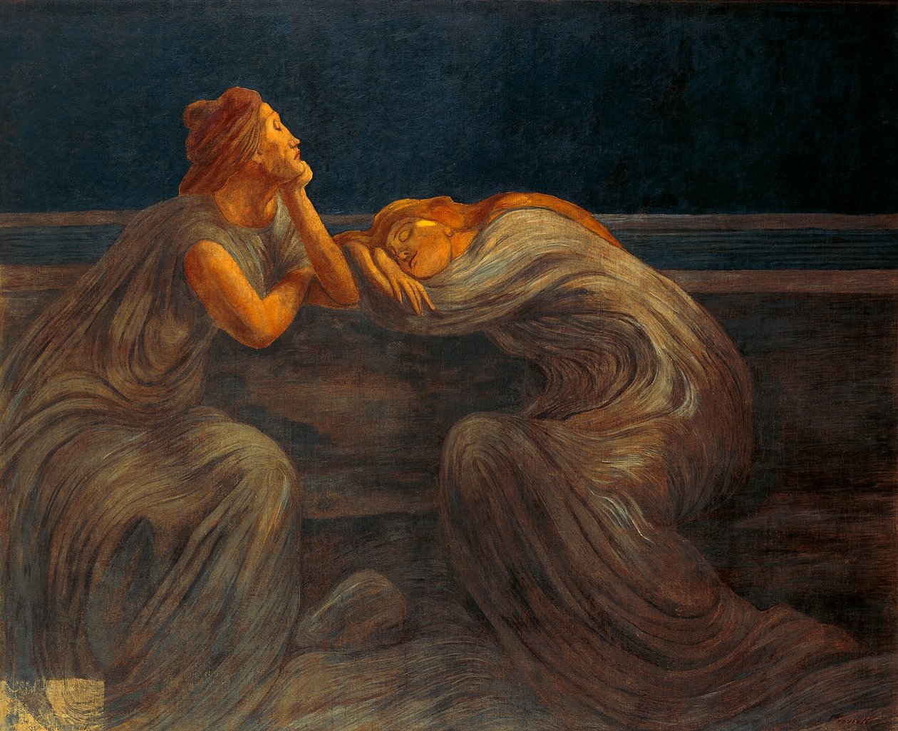 Nokturn autorstwa Gaetano Previati