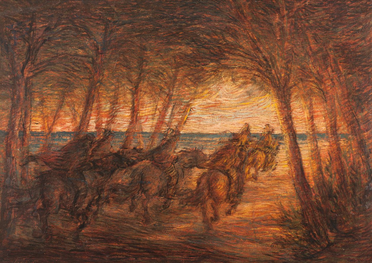 Jeździć autorstwa Gaetano Previati
