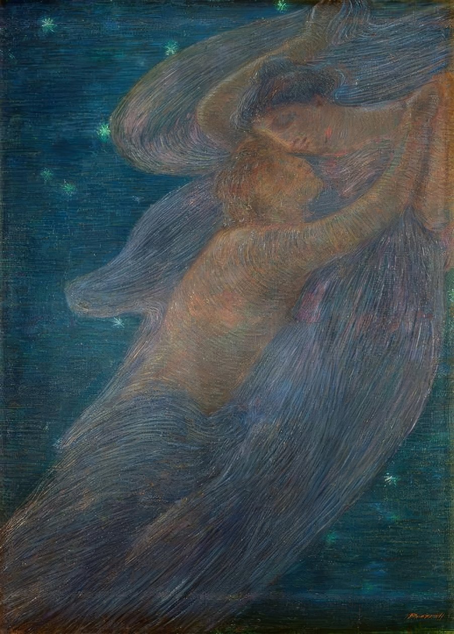 Noc autorstwa Gaetano Previati