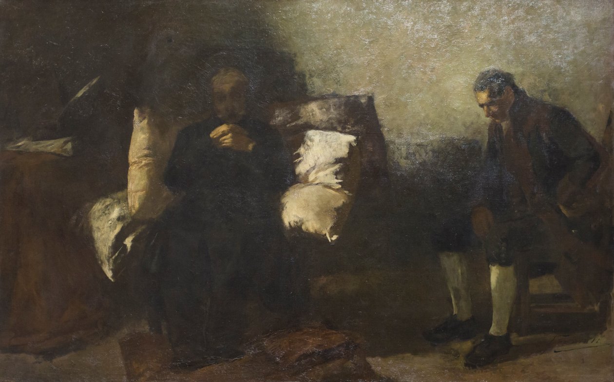 Ostatnie godziny Carlo Alberto, Porto autorstwa Gaetano Previati