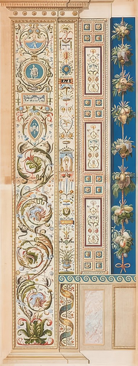 Pilaster Loggia IX (ornamentyka) autorstwa Gaetano Savorelli