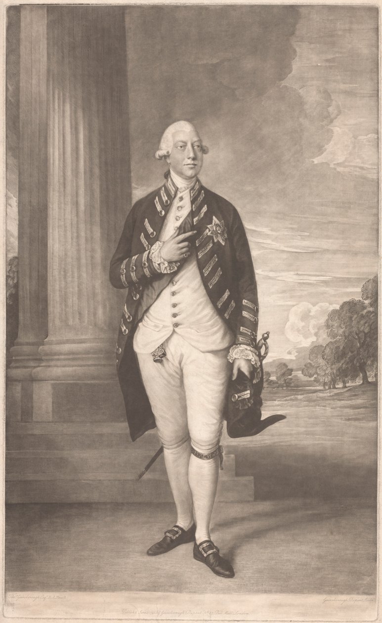 Jerzy III autorstwa Gainsborough Dupont