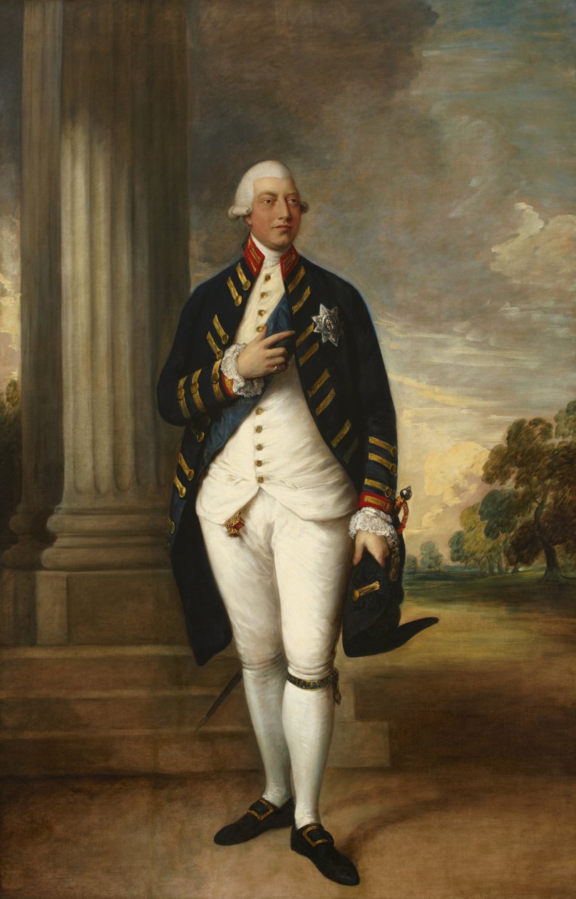 Jerzy III, c.1790 autorstwa Gainsborough Dupont