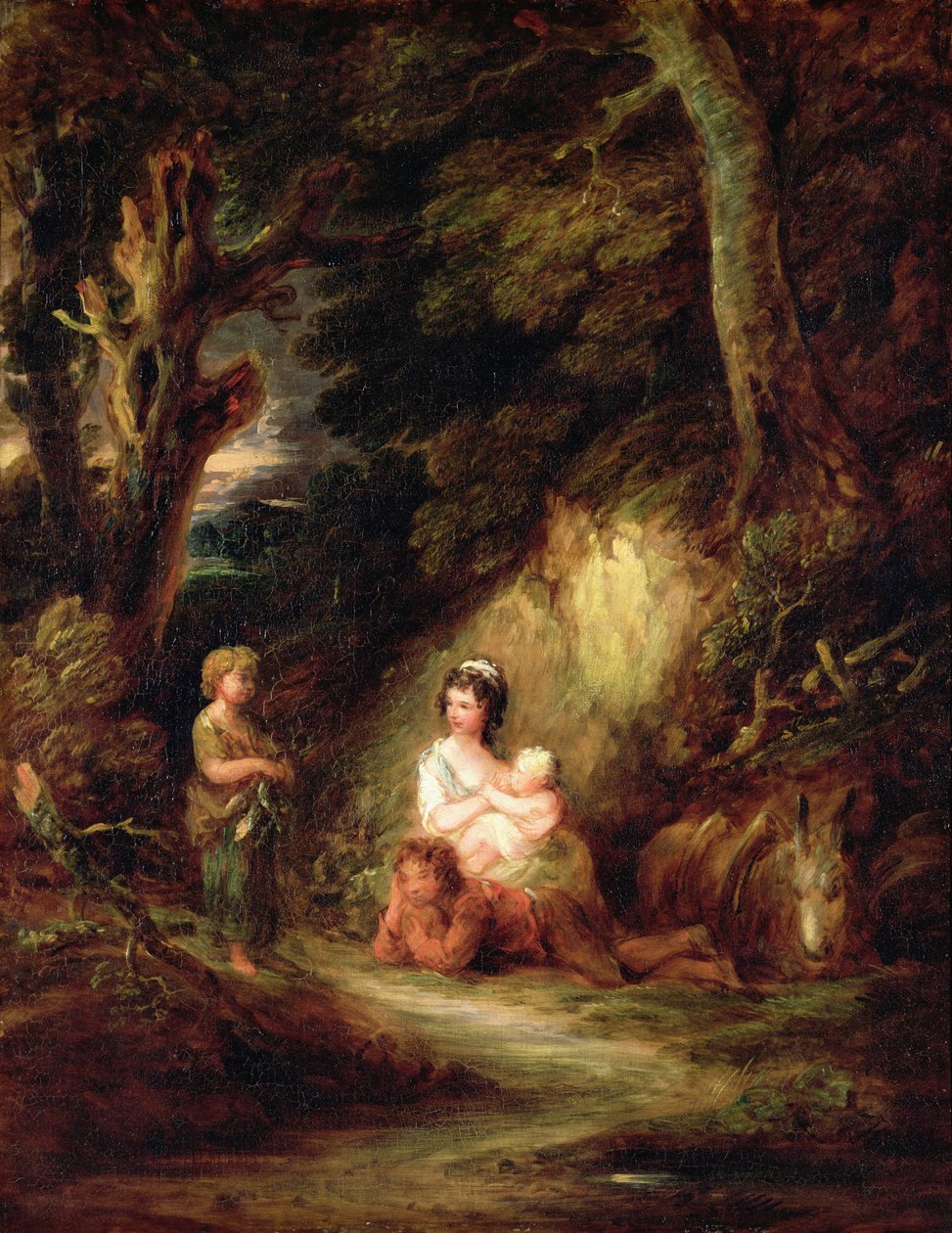 Obóz cygański, ok. 1788-92 autorstwa Gainsborough Dupont
