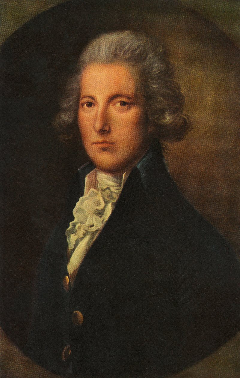 William Pitt - Portret autorstwa Gainsborough Dupont