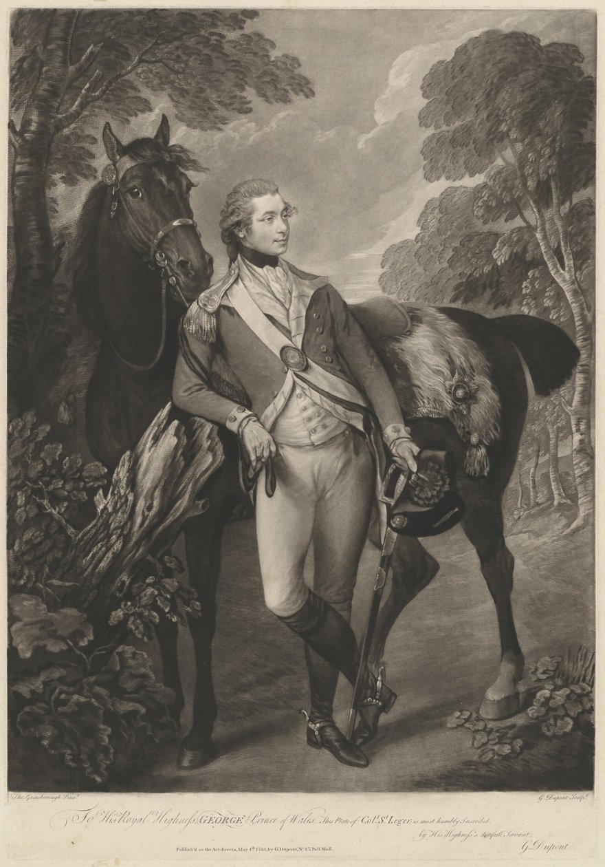 Pułkownik St. Leger autorstwa Gainsborough Dupont after Thomas Gainsborough