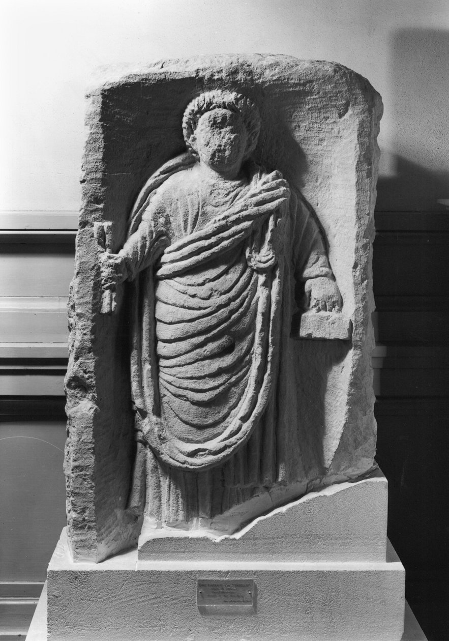 Stela nagrobna notariusza z Deux-Sevres autorstwa Gallo Roman