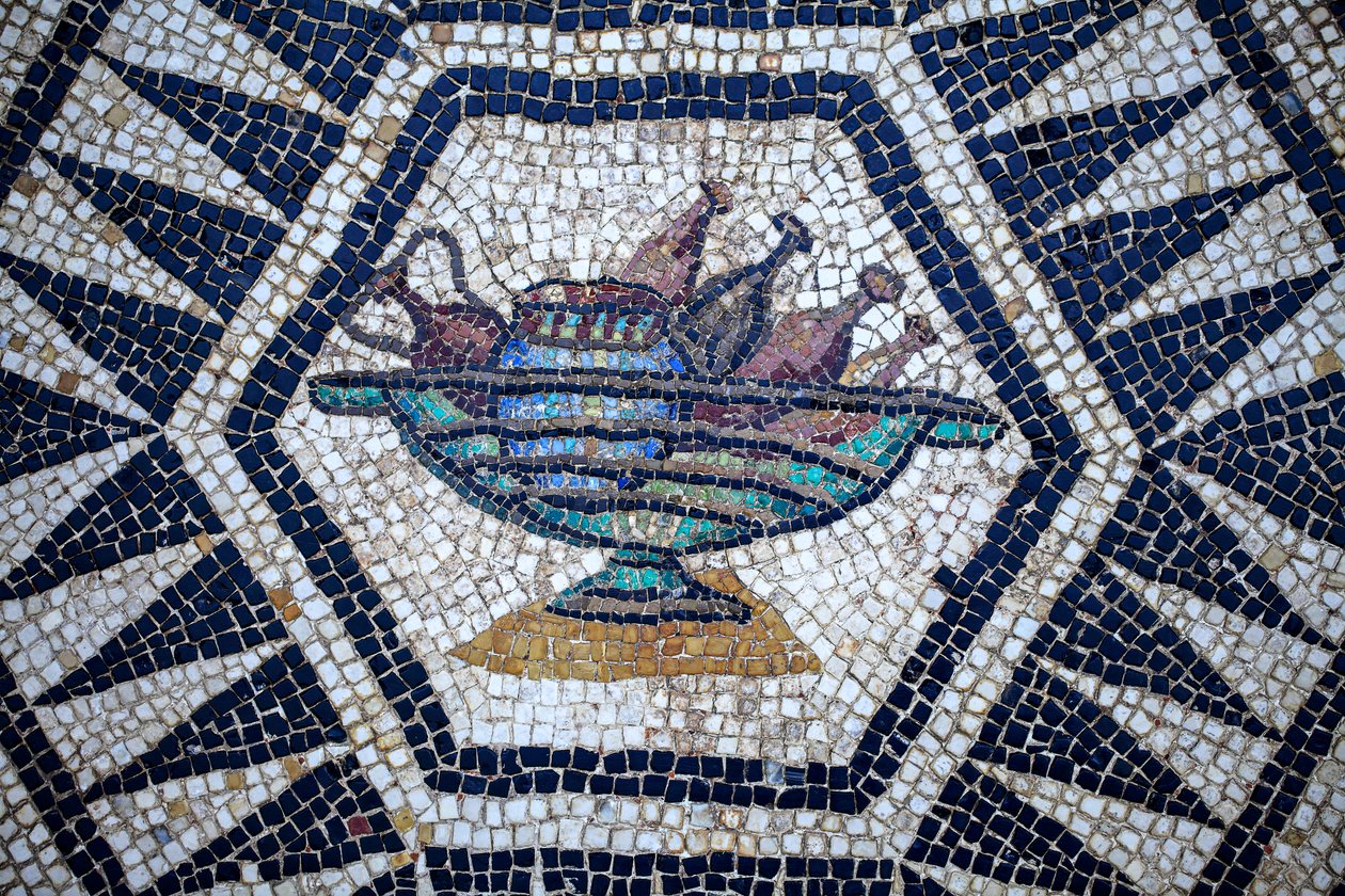 Rzymska mozaika autorstwa Gallo-Roman Gallo-Roman