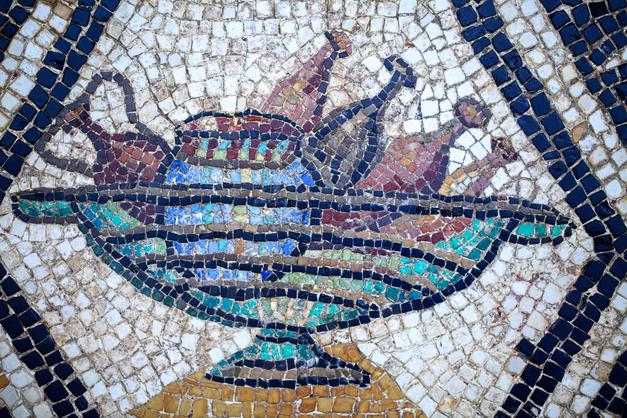 Rzymska mozaika autorstwa Gallo-Roman Gallo-Roman