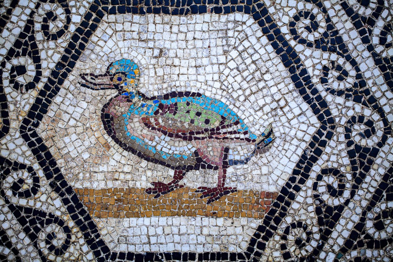 Rzymska mozaika autorstwa Gallo-Roman Gallo-Roman