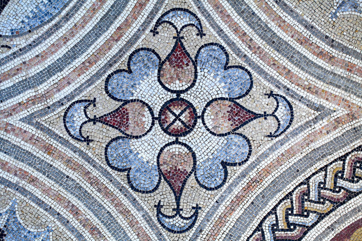 Rzymska mozaika autorstwa Gallo-Roman Gallo-Roman