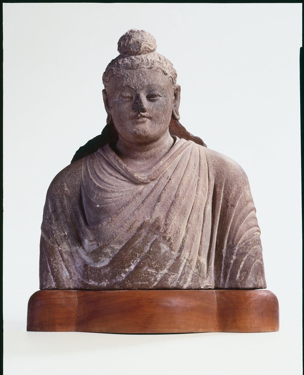 Budda, 100-200 (łupek) autorstwa Gandhara School
