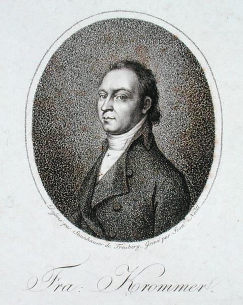 Franz Krommer (1759-1831) grawerowany przez Jeana Neidla (grafika) autorstwa Gandolph Ernst (after) Stainhauser
