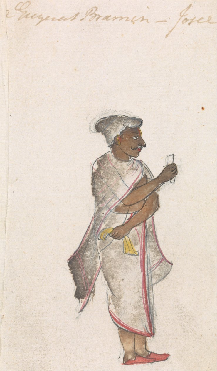 Bramin Gugerat autorstwa Gangaram Chintaman Tambat