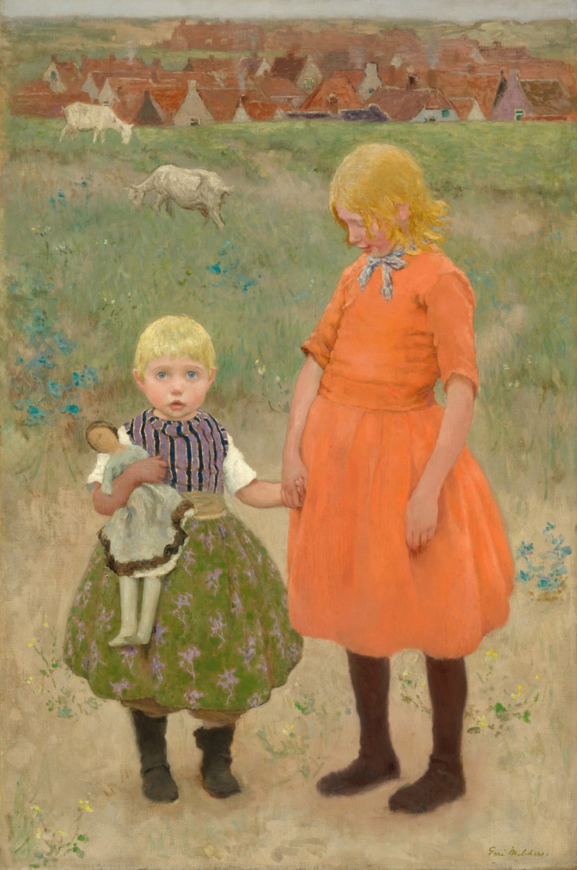 Siostry, ok. godz. 1895. autorstwa Gari Melchers