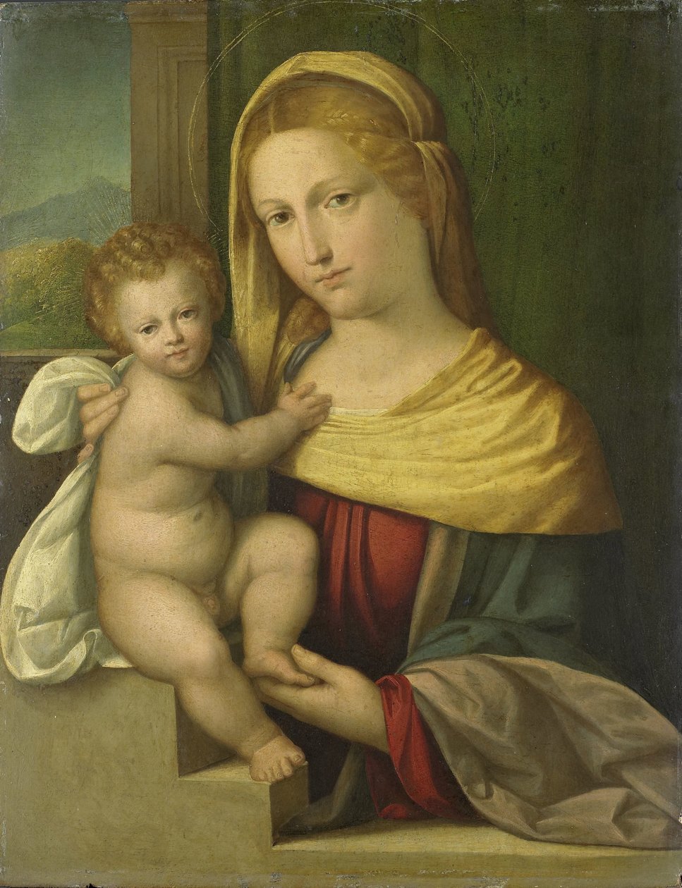 Madonna z Dzieciątkiem autorstwa Garofalo