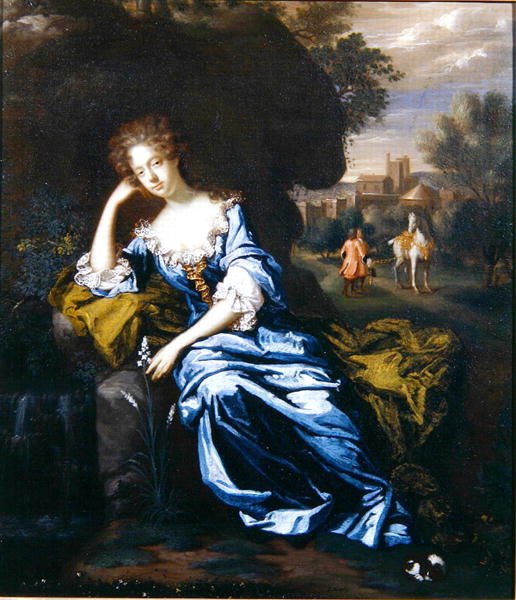 Portret Anne Greville (olej na płótnie) autorstwa Garret Morphey