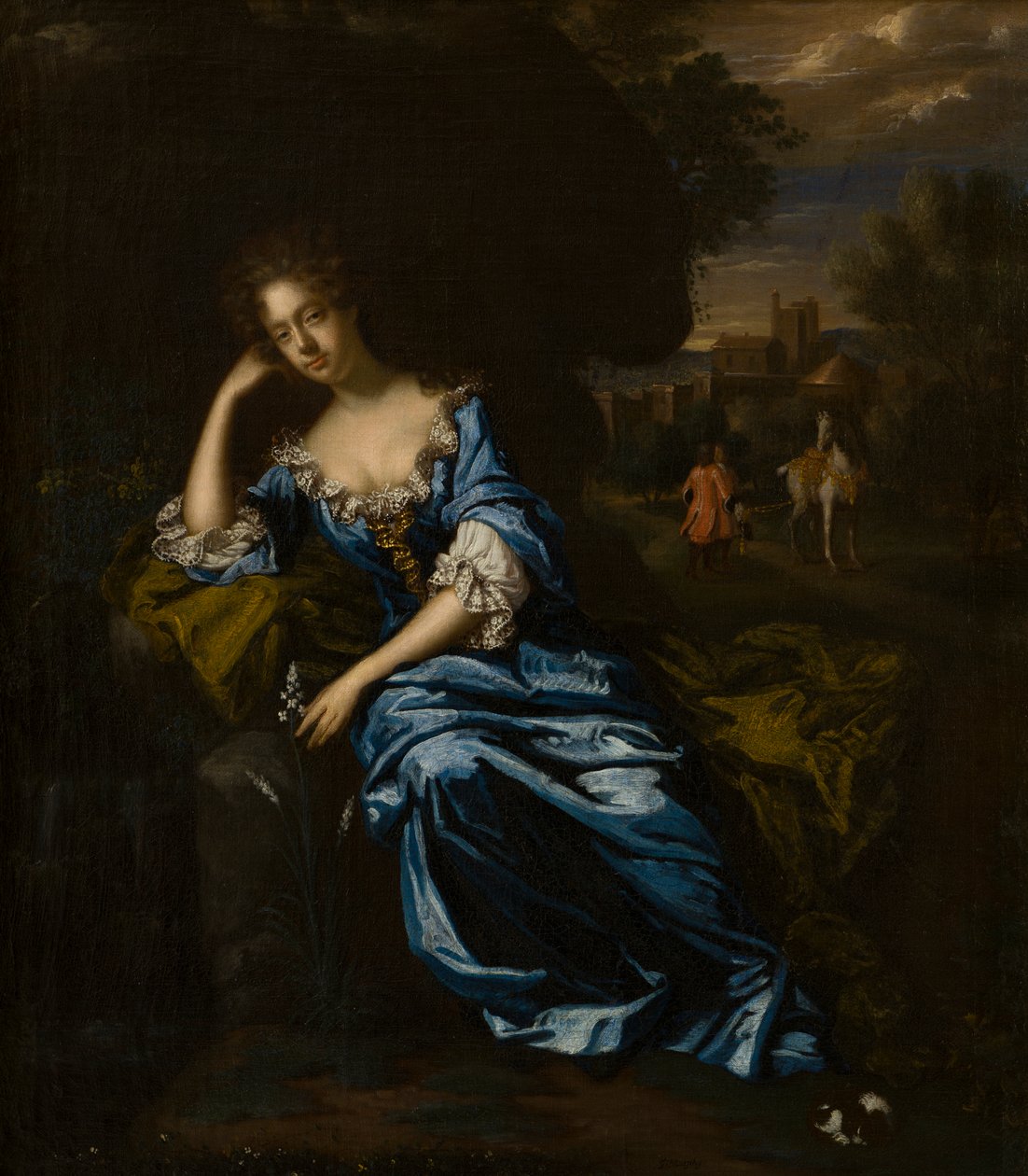 Portret Anne Greville (1632/3-1699) hrabina Kingston, ok. 1680-99 (olej na płótnie) autorstwa Garrett Morphy