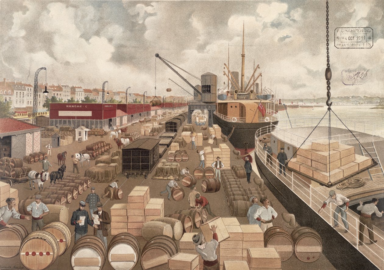 Port w Bordeaux autorstwa Garrouste Harribey Garrouste Harribey