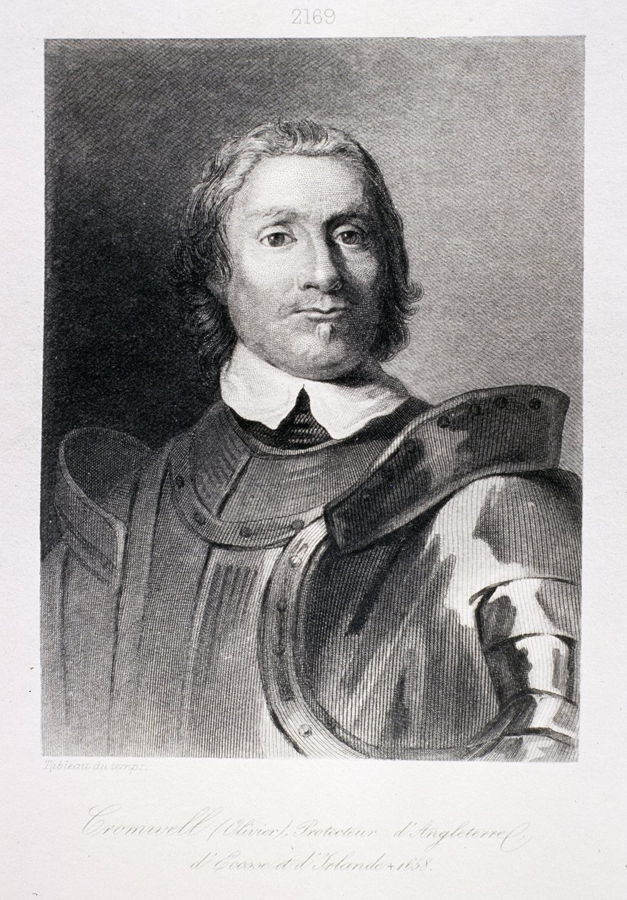 Oliver Cromwell (1599-1658), Lord Protector Anglii, Szkocji i Irlandii (patrz także 38815) autorstwa Gaspar De Crayer