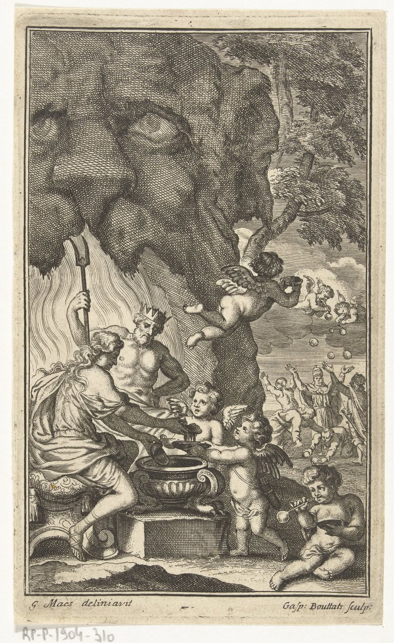 Alegoria przemijania życia autorstwa Gaspar Bouttats