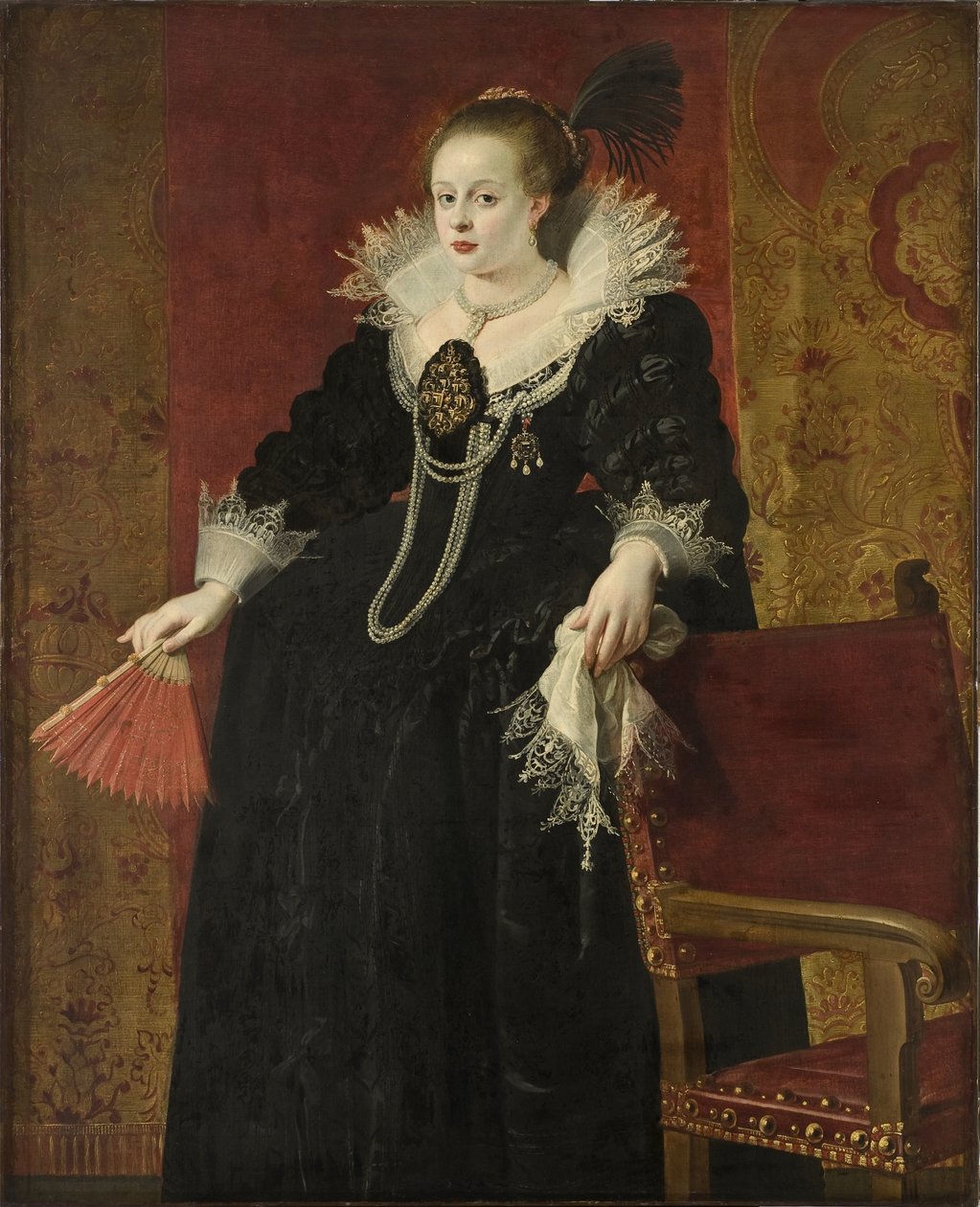 Anna Austriacka, małżonka cesarza Mateusza, ok. 1615 autorstwa Gaspar De Crayer