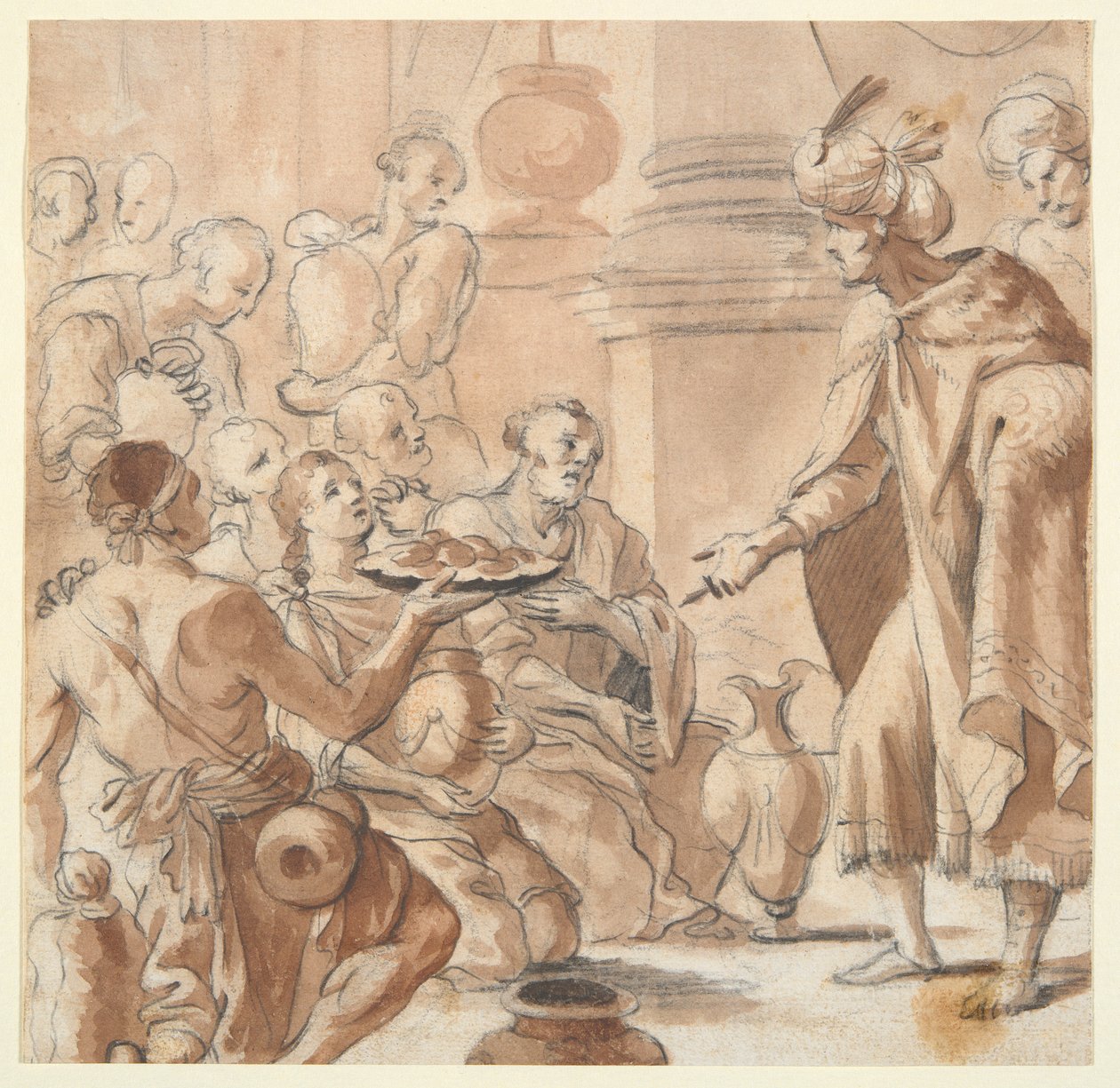 Józef rozdaje pszenicę autorstwa Gaspar De Crayer